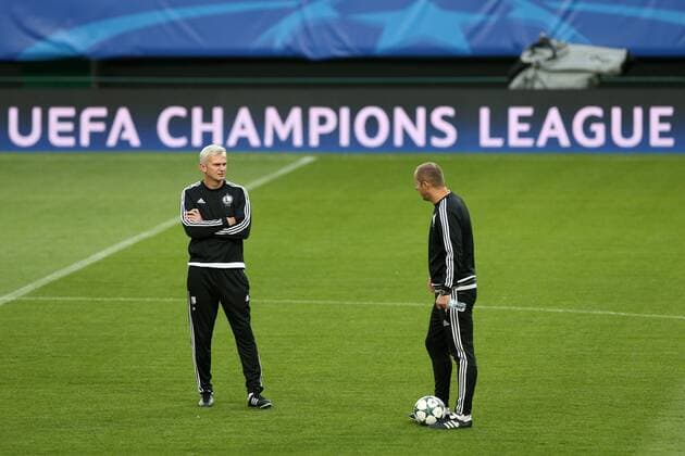 LISBON 26.09.2016 --- LEGIA WARSAW TRAINING SESSION IN LISBON JACEK MAGIERA ALEKSANDAR VUKOVIC FOT. PIOTRxKUCZA NEWSPIX.PL --- Newspix.pl  160926PYK081