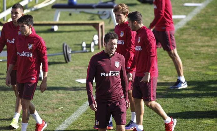 Simeone. Atletico training session. In this picture, Simeone. xANGELxRIVEROx 