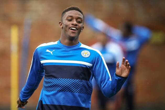 26.09.2016, Trainingsground, Leicester, ENG, UEFA CL, Leicester City, Training, im Bild Demarai Gray of Leicester City Demarai Gray of Leicester City during Trainingssession before the UEFA Championsleague Group G Match between Leicester City and FC Porto at the Trainingsground in Leicester, Great Britain on 2016 09 26. Leicester  EP_fil  
