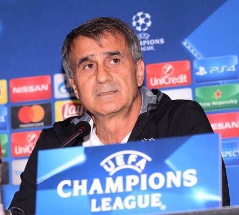 Head coach of Besiktas, Senol Gunes attend a press conference PK Pressekonferenz following a training session in Istanbul, Turkey, 27 September 2016. Besiktas will face Dynamo Kiev in a UEFA Champions League Group B match on 28 September 2016. 