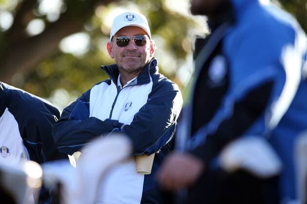 GOLF - Ryder Cup 2016 CHASKA,MINNESOTA,USA,27.SEP.16 - GOLF - Ryder Cup, Hazeltine National Golf Club. Image shows vice-captain Thomas Bjoern (DEN). GEPAxpictures xDanielxGoetzhaber