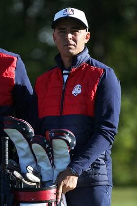 GOLF - Ryder Cup 2016 CHASKA,MINNESOTA,USA,27.SEP.16 - GOLF - Ryder Cup, Hazeltine National Golf Club. Image shows Rickie Fowler (USA). GEPAxpictures xDanielxGoetzhaber