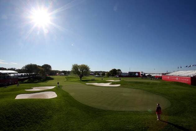 GOLF - Ryder Cup 2016 CHASKA,MINNESOTA,USA,27.SEP.16 - GOLF - Ryder Cup, Hazeltine National Golf Club. Image shows an overview. GEPAxpictures xDanielxGoetzhaber