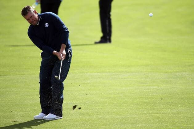 GOLF - Ryder Cup 2016 CHASKA,MINNESOTA,USA,27.SEP.16 - GOLF - Ryder Cup, Hazeltine National Golf Club. Image shows Lee Westwood (ENG). GEPAxpictures xDanielxGoetzhaber
