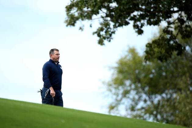 GOLF - Ryder Cup 2016 CHASKA,MINNESOTA,USA,27.SEP.16 - GOLF - Ryder Cup, Hazeltine National Golf Club. Image shows Lee Westwood (ENG). GEPAxpictures xDanielxGoetzhaber