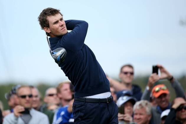 GOLF - Ryder Cup 2016 CHASKA,MINNESOTA,USA,27.SEP.16 - GOLF - Ryder Cup, Hazeltine National Golf Club. Image shows Thomas Pieters (BEL). GEPAxpictures xDanielxGoetzhaber