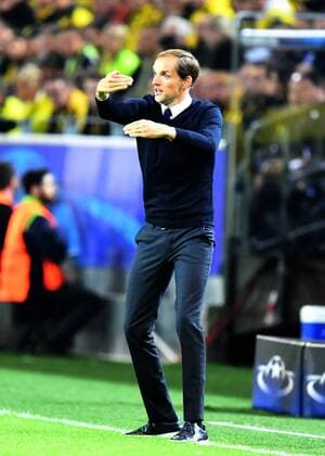 Fussball, UEFA Champions League, Saison 2016 2017, Spieltag 2, Borussia Dortmund vs Real Madrid CF , 27.09.2016, BVB Stadion Dortmund, Thomas Tuchel Trainer BVB, Aktion Einzelbild