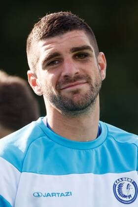 Gent s Stefan Mitrovic pictured during a training session of Belgian soccer team KAA Gent, Wednesday 28 September 2016, in Gent. Tomorrow Gent is playing Turkish club Atiker Konyaspor in the second match of the group stage of the Europa League competition. KURTxDESPLENTER  x04942189x