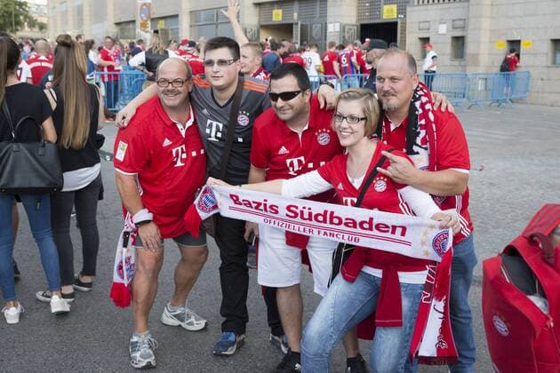 Group stage of Champions League Atletico de Madrid and Bayern Munich at Vicente Calderon Stadium in Madrid. September 28, 2016.  (20160928010)