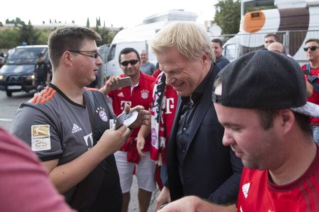 Oliver Kahn before the match of Group stage of Champions League Atletico de Madrid and Bayern Munich at Vicente Calderon Stadium in Madrid. September 28, 2016.  (20160928012)