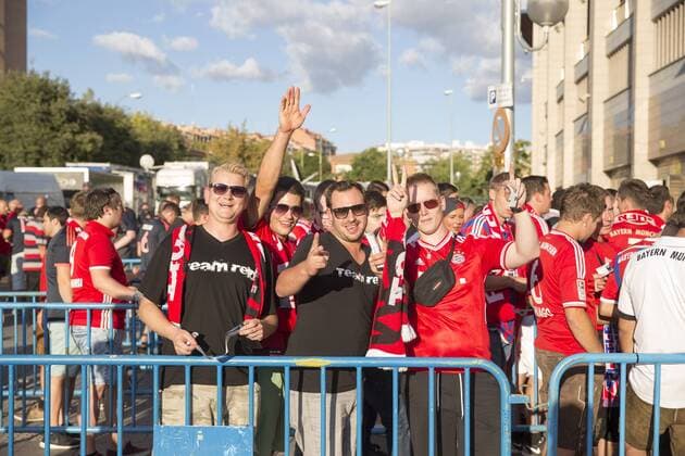Group stage of Champions League Atletico de Madrid and Bayern Munich at Vicente Calderon Stadium in Madrid. September 28, 2016.  (20160928002)