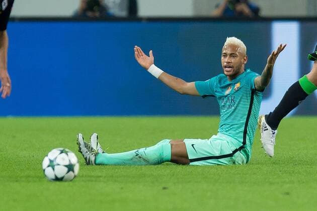 Moenchengladbach, Germany 28.09.2016, UEFA Champions League - 2016 17 Season, Group C - Matchday 2, Borussia Moenchengladbach - FC Barcelona Barca Neymar (Barcelona) ( DeFodi001