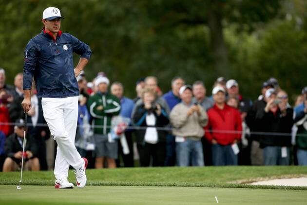 GOLF - Ryder Cup 2016 CHASKA,MINNESOTA,USA,28.SEP.16 - GOLF - Ryder Cup, Hazeltine National Golf Club. Image shows Brooks Koepka (USA). GEPAxpictures xDanielxGoetzhaber