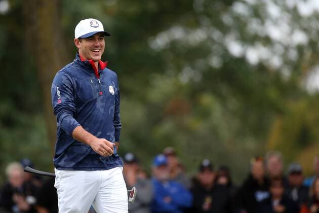 GOLF - Ryder Cup 2016 CHASKA,MINNESOTA,USA,28.SEP.16 - GOLF - Ryder Cup, Hazeltine National Golf Club. Image shows Brooks Koepka (USA). GEPAxpictures xDanielxGoetzhaber