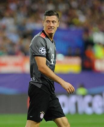 Bayern de Munich Forward, Robert Lewandowski, number 9 . Round Matchday 2 of the CHAMPIONS league, soccer match between Atletico de Madrid - Bayern de Munich at the Vicente Calderon estadium, Madrid - Spain by September 28, 2016. PHOTO: Gregorio Lopez.  xGregorioxLopezx x SOCCERxSPAINx