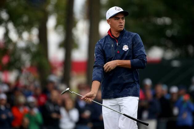 GOLF - Ryder Cup 2016 CHASKA,MINNESOTA,USA,28.SEP.16 - GOLF - Ryder Cup, Hazeltine National Golf Club. Image shows Rickie Fowler (USA). GEPAxpictures xDanielxGoetzhaber
