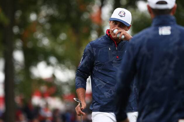 GOLF - Ryder Cup 2016 CHASKA,MINNESOTA,USA,28.SEP.16 - GOLF - Ryder Cup, Hazeltine National Golf Club. Image shows Brooks Koepka (USA). GEPAxpictures xDanielxGoetzhaber
