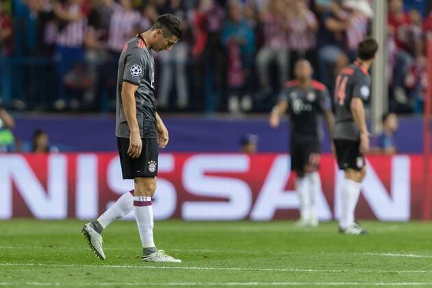 Madrid, Spain 28.09.2016, UEFA Champions League - 2016 17 Season, Group D - Matchday 2, Atletico Madrid - FC Bayern Muenchen, enttaeuscht, enttaeuschung, Robert Lewandowski (FCB) ( DeFodi048