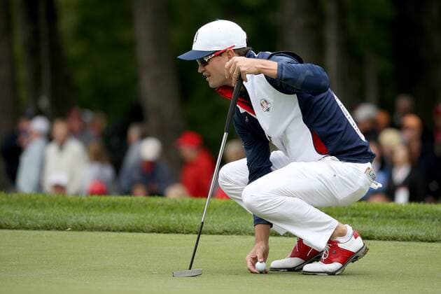 GOLF - Ryder Cup 2016 CHASKA,MINNESOTA,USA,28.SEP.16 - GOLF - Ryder Cup, Hazeltine National Golf Club. Image shows Zach Johnson (USA). GEPAxpictures xDanielxGoetzhaber