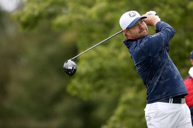 GOLF - Ryder Cup 2016 CHASKA,MINNESOTA,USA,28.SEP.16 - GOLF - Ryder Cup, Hazeltine National Golf Club. Image shows Ryan Moore (USA). GEPAxpictures xDanielxGoetzhaber