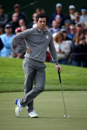 GOLF - Ryder Cup 2016 CHASKA,MINNESOTA,USA,28.SEP.16 - GOLF - Ryder Cup, Hazeltine National Golf Club. Image shows Rory Mcilroy (IRL). GEPAxpictures xDanielxGoetzhaber