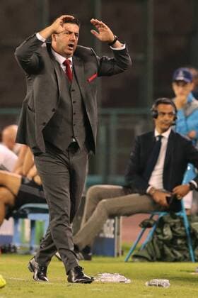 Fußball, CL, SSC Neapel - Benfica Lissabon Rui Vitoria Benfica, Football Calcio UEFA Champions League 2016 2017 Group B. Napoli - Benfica Foto CesarexPurini Insidefoto cesarexpurini