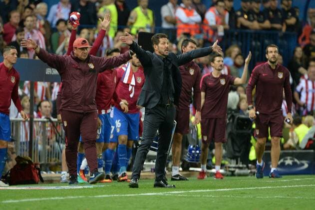 MADRID,SPAIN: Diego Pablo Simeone, manager of Atletico de Madrid during the UEFA Champions League Group D match between Atletico de Madrid and Bayern Munchen at Estadio Vicente Calderon on 28 09 2016, in MADRID, SPAIN. Photo by Sonia Canada Cordon Press  xSoniaxCanadax xx