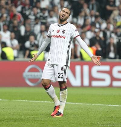 UEFA Champions League Group B match between Besiktas and Dynamo Kiev at Vodafone Arena in Istanbul , Turkey , 28 September 2016. Final Score : Besiktas 1 - Dynamo Kiev 1 Pictured : Cenk Tosun 23 of Besiktas . 