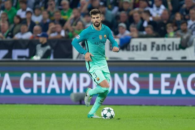 Moenchengladbach, Germany 28.09.2016, UEFA Champions League - 2016 17 Season, Group C - Matchday 2, Borussia Moenchengladbach - FC Barcelona Barca 1:2, Gerard Pique (Barcelona) ( DeFodi001