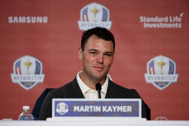 Bilder des Tages - SPORT GOLF - Ryder Cup 2016 CHASKA,MINNESOTA,USA,29.SEP.16 - GOLF - Ryder Cup, Hazeltine National Golf Club, press conference PK Pressekonferenz Image shows Martin Kaymer (GER). GEPAxpictures xDanielxGoetzhaber
