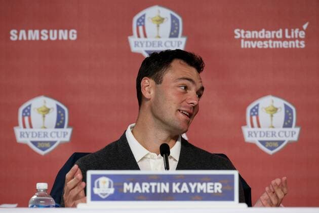 GOLF - Ryder Cup 2016 CHASKA,MINNESOTA,USA,29.SEP.16 - GOLF - Ryder Cup, Hazeltine National Golf Club, press conference PK Pressekonferenz Image shows Martin Kaymer (GER). GEPAxpictures xDanielxGoetzhaber