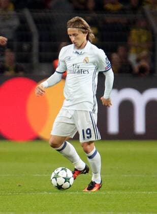 27.09.2016, xovx, Fussball UEFA Champions League, Borussia Dortmund - Real Madrid, emspor emonline, Luka Modric (Real Madrid), Freisteller. Dortmund