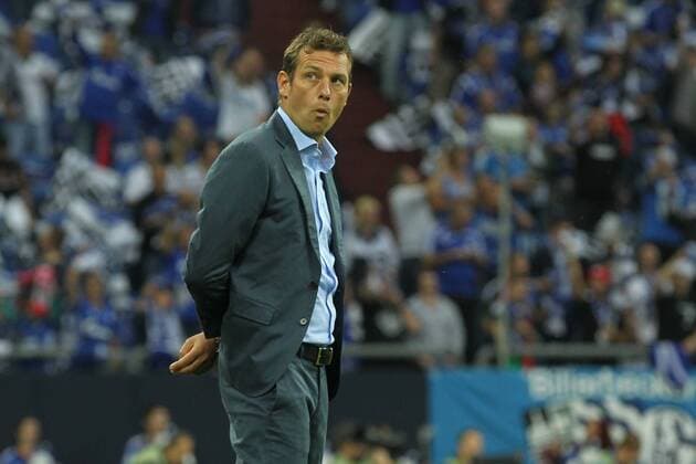 Markus Weinzierl (Trainer, FC Schalke 04), FC Schalke 04 vs. RB Salzburg, Fussball, UEFA EURO EM Europameisterschaft Fussball League, 29.09.2016, Gelsenkirchen Copyright: xDeutzmannx xEibner-Pressefotox EP_cdn
