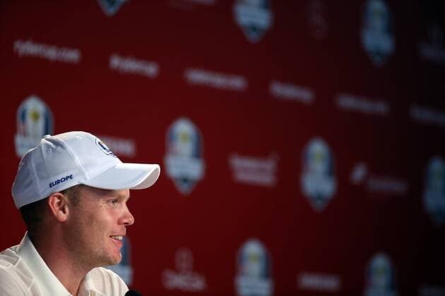 GOLF - Ryder Cup 2016 CHASKA,MINNESOTA,USA,29.SEP.16 - GOLF - Ryder Cup, Hazeltine National Golf Club, press conference PK Pressekonferenz Image shows Danny Willett (ENG). GEPAxpictures xDanielxGoetzhaber