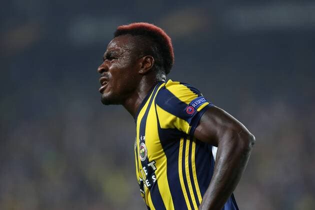 Fenerbahce™s Emmanuel Emenike celebrates his goal during UEFA Europa League game between Fenerbahce and Feyenoord at Ulker Stadium in Kadikoy, Istanbul, 29th of September 2016. (  Copyright: TolgaxAdanalix-xDepoxPhotos 15521122