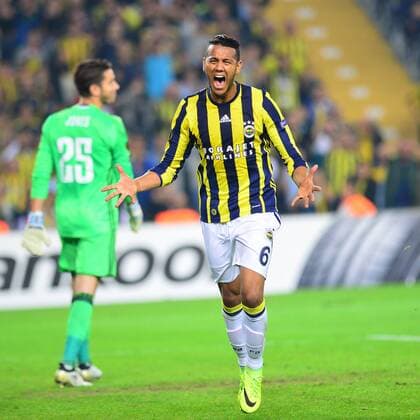 UEFA Europa League Group A day 2 match between Fenerbahce and Feyenoord at Ulker Stadium in Istanbul , Turkey , September 29 , 2016. Pictured: Josef de Souza of Fenerbahce. 