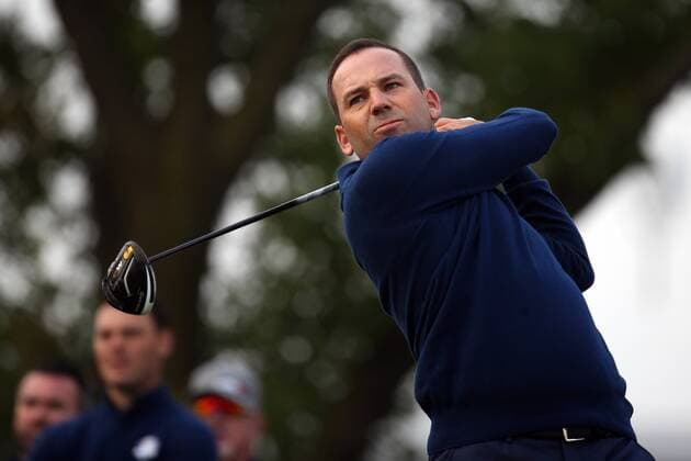 GOLF - Ryder Cup 2016 CHASKA,MINNESOTA,USA,30.SEP.16 - GOLF - Ryder Cup, Hazeltine National Golf Club. Image shows Sergio Garcia (ESP). GEPAxpictures xDanielxGoetzhaber