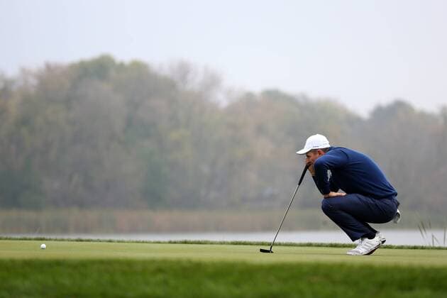 GOLF - Ryder Cup 2016 CHASKA,MINNESOTA,USA,30.SEP.16 - GOLF - Ryder Cup, Hazeltine National Golf Club. Image shows Justin Rose (ENG). GEPAxpictures xDanielxGoetzhaber