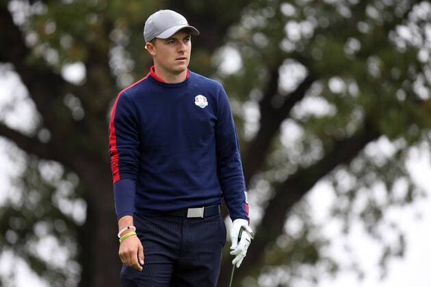 GOLF - Ryder Cup 2016 CHASKA,MINNESOTA,USA,30.SEP.16 - GOLF - Ryder Cup, Hazeltine National Golf Club. Image shows Jordan Spieth (USA). GEPAxpictures xDanielxGoetzhaber