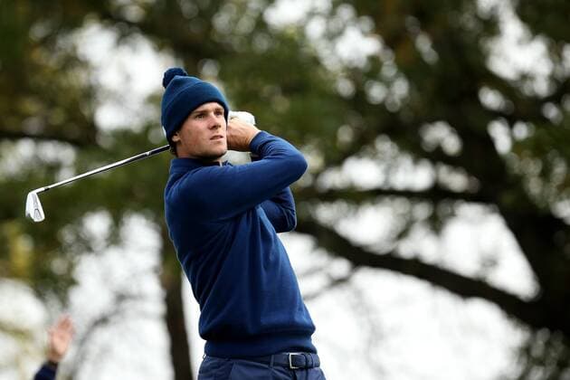 GOLF - Ryder Cup 2016 CHASKA,MINNESOTA,USA,30.SEP.16 - GOLF - Ryder Cup, Hazeltine National Golf Club. Image shows Thomas Pieters (BEL). GEPAxpictures xDanielxGoetzhaber