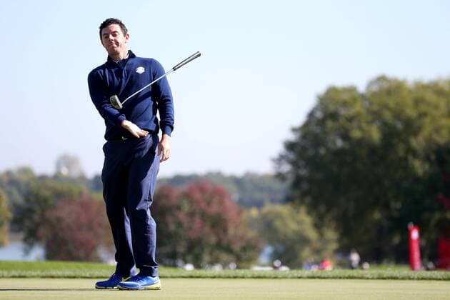 Bilder des Tages - SPORT GOLF - Ryder Cup 2016 CHASKA,MINNESOTA,USA,30.SEP.16 - GOLF - Ryder Cup, Hazeltine National Golf Club. Image shows Rory Mcilroy (IRL). GEPAxpictures xDanielxGoetzhaber