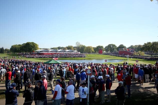 GOLF - Ryder Cup 2016 CHASKA,MINNESOTA,USA,30.SEP.16 - GOLF - Ryder Cup, Hazeltine National Golf Club. Image shows an overview. GEPAxpictures xDanielxGoetzhaber