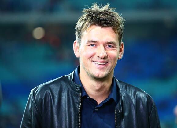 Leipzig, 30.09.2016, Red Bull Arena, Fußball, GER, 1.BL, 6. Spieltag , RB Leipzig vs. FC Augsburg , Im Bild: Zu Gast beim Sky Interview DHFK Leipzig Handball - Trainer Christian Prokop. ,