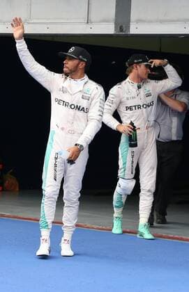 Lewis Hamilton; Nico Rosberg, Mercedes Grand Prix, formula 1 GP, Malaysia in Kuala Lumpur Sepang 01.10.2016 Photo:mspb Lukas Gorys Lewis Hamilton; Nico Rosberg, formula 1 GP, Malaysia
