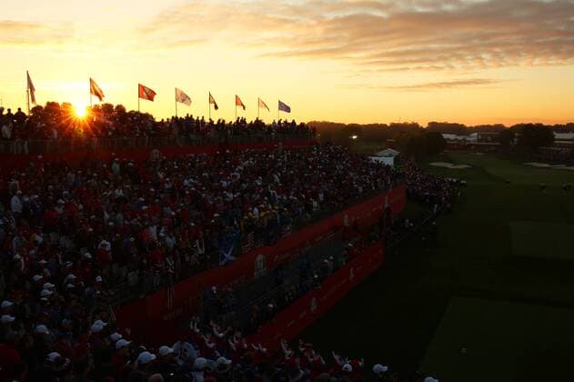 GOLF - Ryder Cup 2016 CHASKA,MINNESOTA,USA,01.OKT.16 - GOLF - Ryder Cup, Hazeltine National Golf Club. Image shows an overview. GEPAxpictures xDanielxGoetzhaber