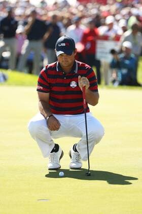 GOLF - Ryder Cup 2016 CHASKA,MINNESOTA,USA,01.OKT.16 - GOLF - Ryder Cup, Hazeltine National Golf Club. Image shows Patrick Reed (USA). GEPAxpictures xDanielxGoetzhaber