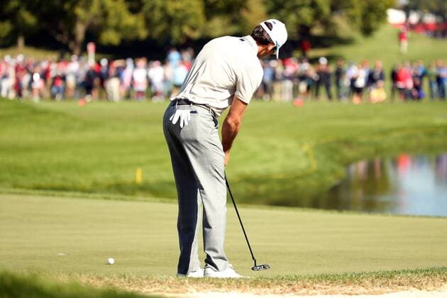 GOLF - Ryder Cup 2016 CHASKA,MINNESOTA,USA,01.OKT.16 - GOLF - Ryder Cup, Hazeltine National Golf Club. Image shows Rafa Cabrera Bello (ESP). GEPAxpictures xDanielxGoetzhaber