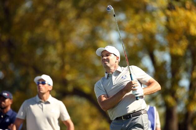 GOLF - Ryder Cup 2016 CHASKA,MINNESOTA,USA,01.OKT.16 - GOLF - Ryder Cup, Hazeltine National Golf Club. Image shows Sergio Garcia (ESP). GEPAxpictures xDanielxGoetzhaber