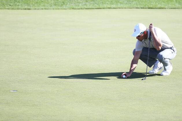GOLF - Ryder Cup 2016 CHASKA,MINNESOTA,USA,01.OKT.16 - GOLF - Ryder Cup, Hazeltine National Golf Club. Image shows Rafa Cabrera Bello (ESP). GEPAxpictures xDanielxGoetzhaber