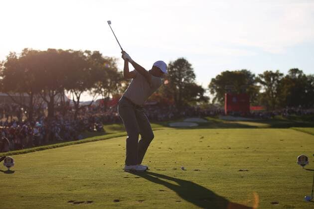 GOLF - Ryder Cup 2016 CHASKA,MINNESOTA,USA,01.OKT.16 - GOLF - Ryder Cup, Hazeltine National Golf Club. Image shows Sergio Garcia (ESP). GEPAxpictures xDanielxGoetzhaber